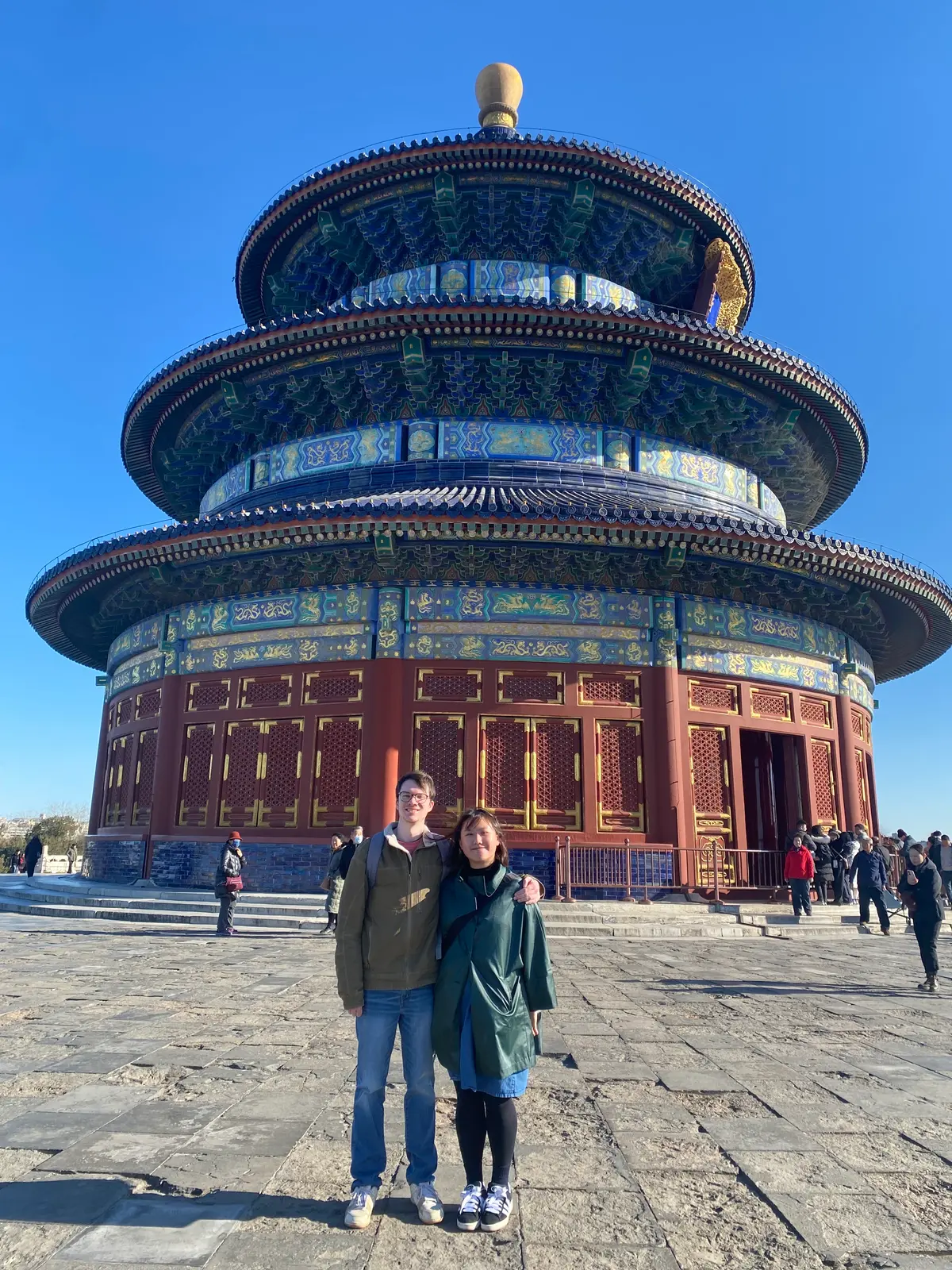 Angela and Sean at the Temple of Heaven